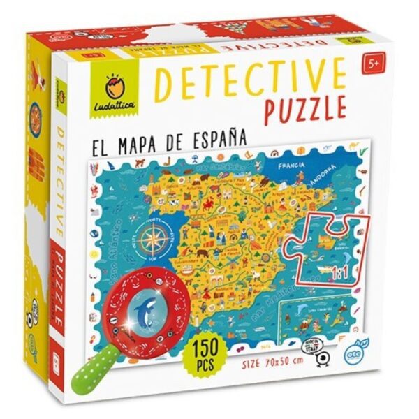 DETECTIVE PUZZLE MAPA DE ESPAÑA